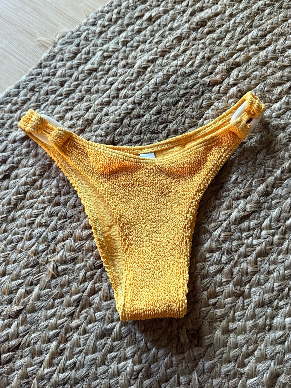 bond-eye Yellow Terry Bikini Bottom